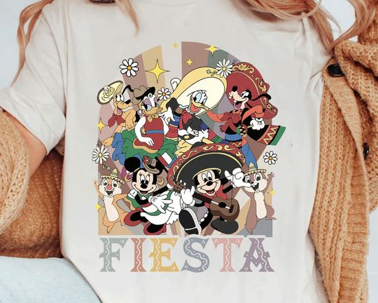 Discover Mickeyy Friends Cinco De Mayo Shirt, Disneyyland Fiesta Shirt