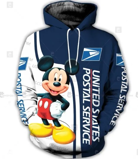 Discover Mickeyy Love Postal Service 3D All Over Printed Great 3D hoodie