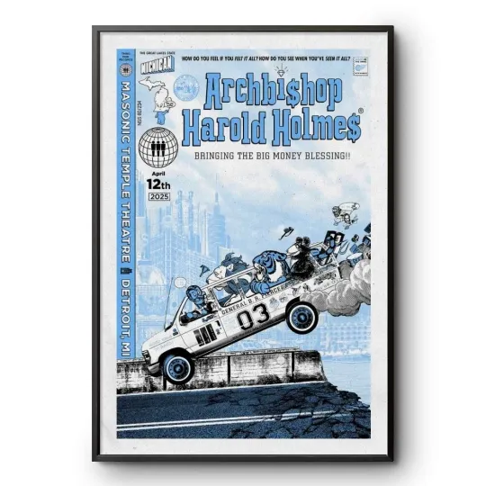 Discover JackWhite On April 12, 2025 In Detroit, MI Tour Poster