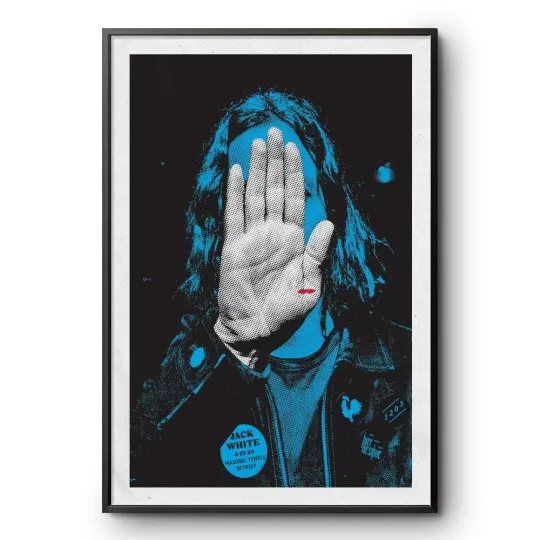 Discover JackWhite On April 13, 2025 In Detroit, MI Tour Poster