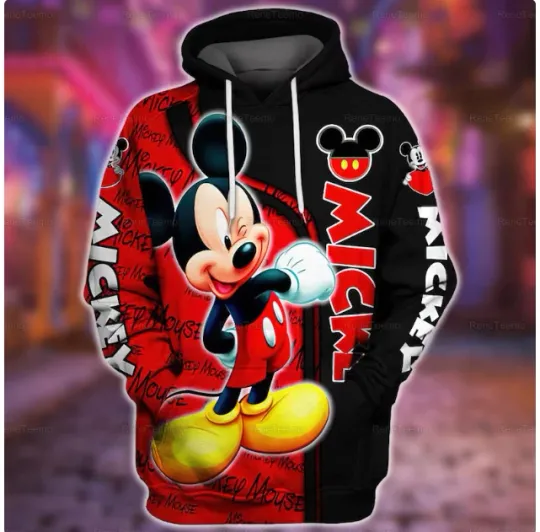 Discover Mickeyy Disneyyy 3D HOODIE HALLOWEEN GIFT CHRISTMAS GIFT