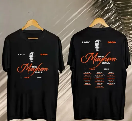 Discover Ld ga The Mayhem Ball Tour 2025 Shirt, Ld ga 2025 Concert