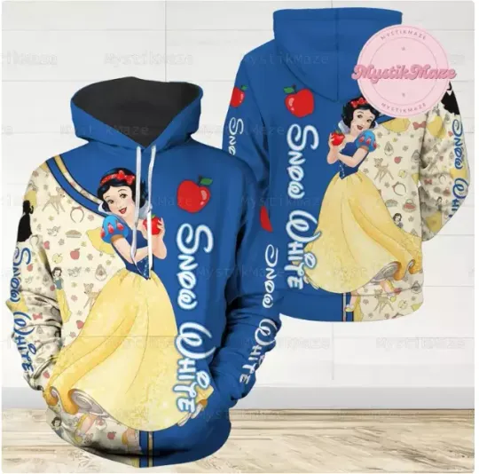 Discover Snoww Whitee 3D HOODIE HALLOWEEN GIFT