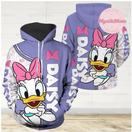 Discover Daisy Duckk 3D HOODIE