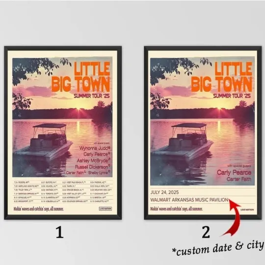 Discover Little Big Town Summer Tour 25 Events Live From July To September 2025 Poster