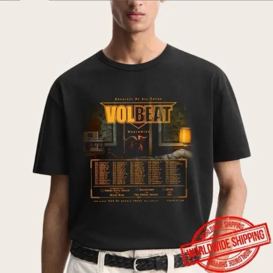 Discover Volbeat Greatest Of All Tours Worldwide 2025 Fan Gifts T-Shirt