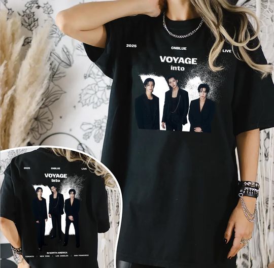 Discover CNBLUE Voyage Into X Live Tour 2025 Shirt