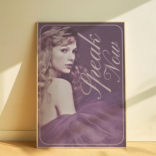 Discover Taylorr Swifts Poster Speak Now Album Poster | Digital Download Wall Art