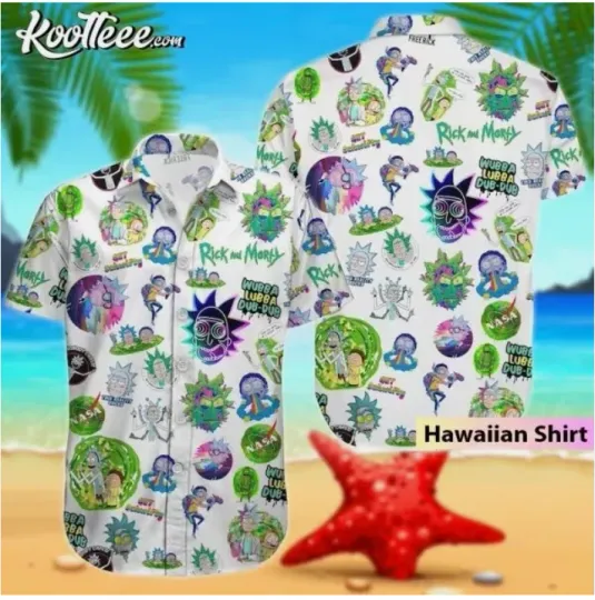 Discover Rick And Rickandmorty 3D HAWAII SHIRT HALLOWEEN GIFT CHRISTMAS GIFT