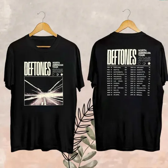 Discover Deftone 2025 North American Tour Unisex T-Shirt