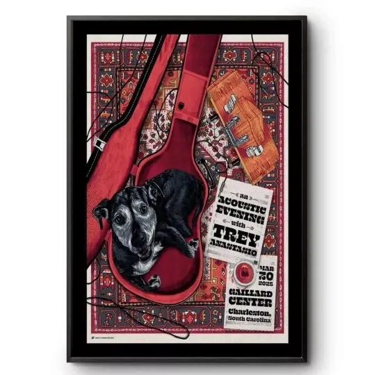 Discover Trey Anastasio Mar 30 2025 Gaillard Center Charleston, SC Concert Poster