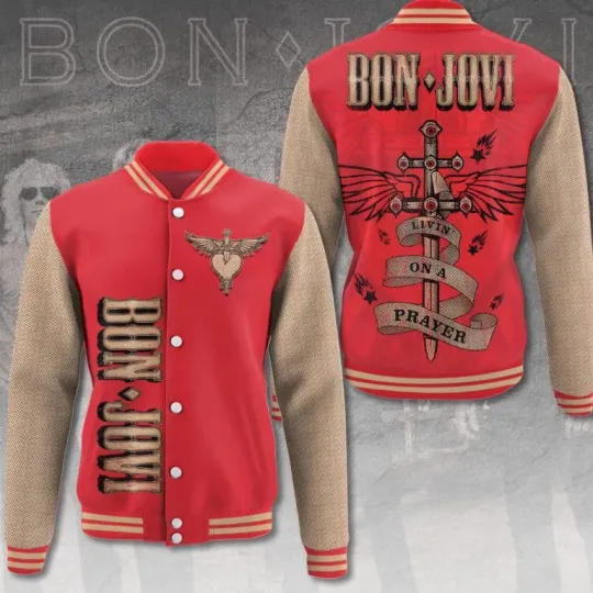 Discover Rock Band Varsity Jacket – Baseball Jacket