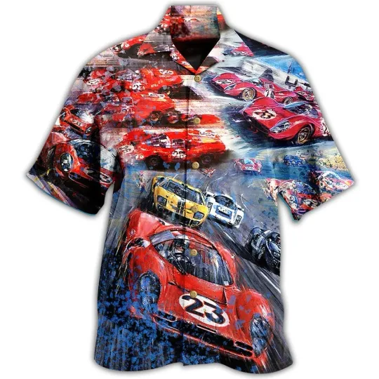 Discover LeMans 24h vintage race Hawaiian shirts
