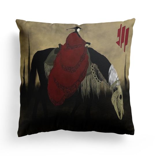 Discover Skrillex - Quest For Fire Square Pillow