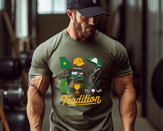 Discover Golf Tournament Shirt Master Tournament Golf Mens Augusta Gift for Golfer Augusta Golf