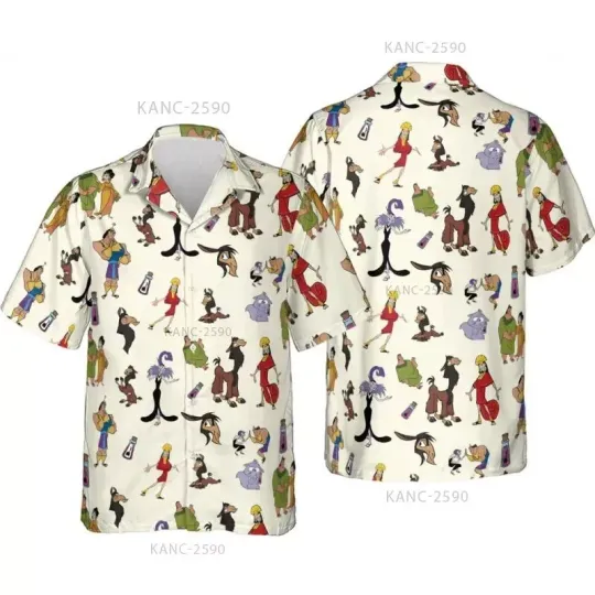 Discover Kuzco and Friends The Emperor’s New Groove Hawaiian Shirt