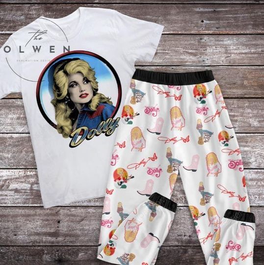Discover Dolly Parton Holiday Pajamas Set, Dolly Parton Christmas Pajamas Set