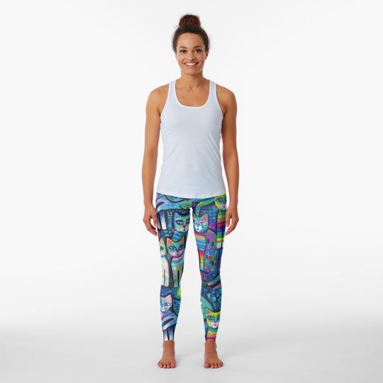 Discover Fancy Cats Leggings