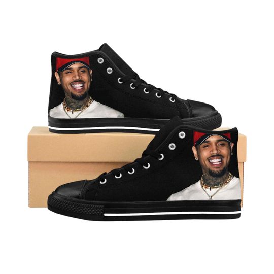 Discover Chris Brown Classic Sneakers, Concert Shoes, Women's Shoe Gift