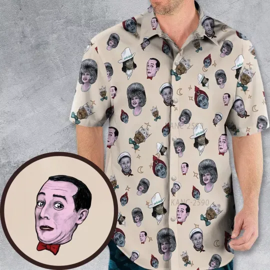 Discover Pee-wee's Playhouse Hawaiian Shirt, gifft for carrtoon lovers