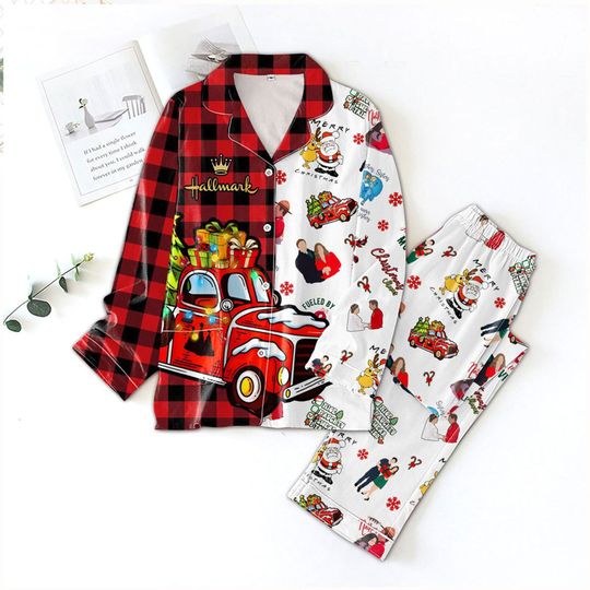 Discover Christmas Hallmark Pajamas Set, Hallmark Christmas Pajamas