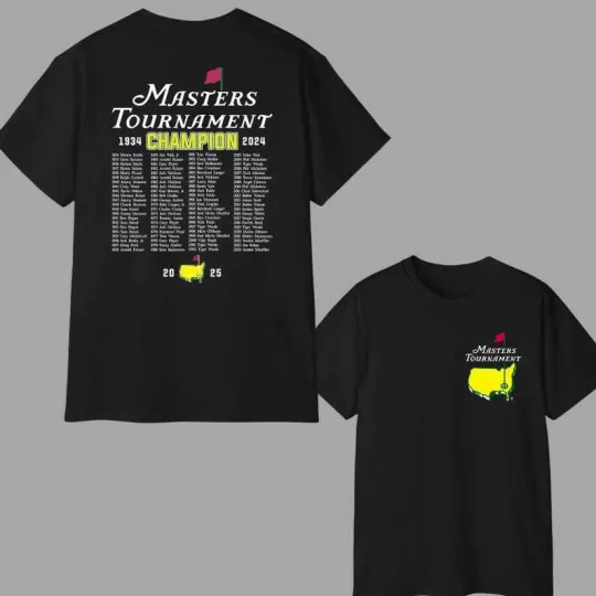 Discover Two Side Augusta Masters Golf Shirt, 2025 Masters Golf Tournament Shirt