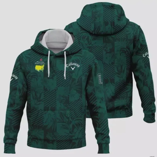 Discover Tropical Leaves Foliage Golf Masters Tournament Callaway Hoodie Pullover For Men