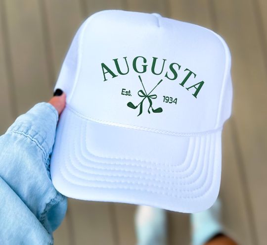 Discover Embroidered Augusta Foam Trucker Hat  Vintage Style Golf Cap