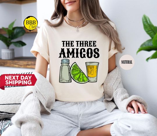 Discover The Three Amigos Shirt, Lime Salt Tequila Shirt, Cinco De Mayo Shirt