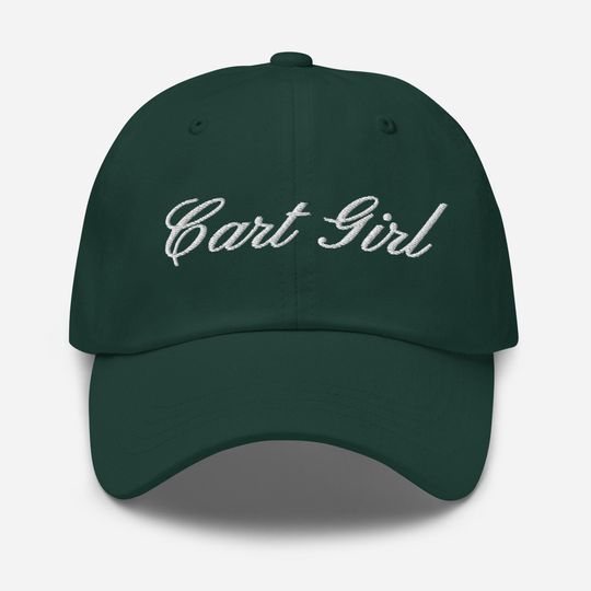 Discover Cart Girl Hat, Golf Hat, Caddie Hat, Women's Hat, Baseball Cap, Golf Cart, Birdie Hat