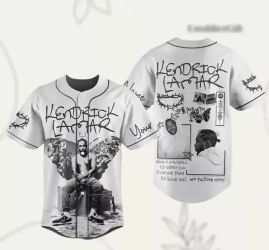 Discover Kendrick Lamar Tour Baseball Jersey, Music Album Baseball, Rap Tour Jersey, GN