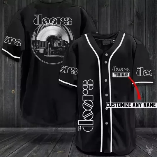 Discover Personalized The Doors Rock Band Printed Baseball Jersey Shirt