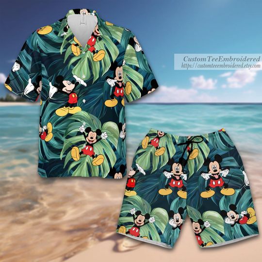 Discover Disneyyy Mickeyy mouse Hawaiian Shirt And Shorts