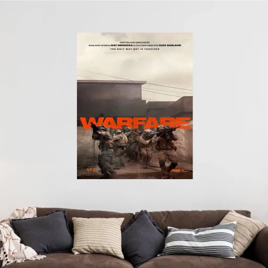 Discover Warfare Movie Poster No Frame