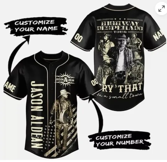 Discover Jason Aldean Try That In A Small Town Baseball Jersey For Fan Gifts
