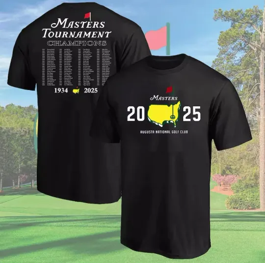 Discover 2025 Masters Tournament Augusta National Golf Club T-Shirt