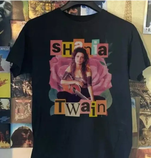 Discover Shania Twain - Unisex Black T-shirt