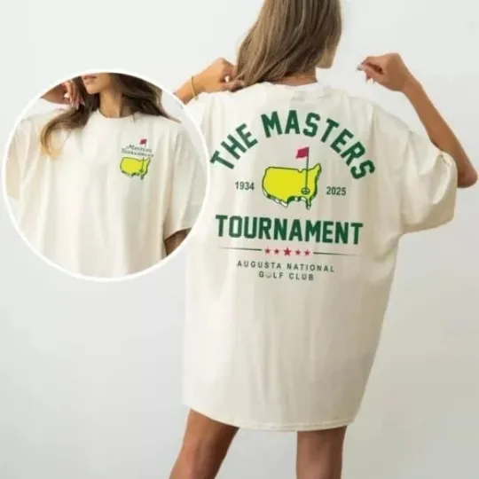 Discover Augusta Masters Golf Shirt, 2025 Masters Golf Tournament T-Shirt