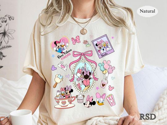 Discover Coquette Bows Minniee and Daisy shirt