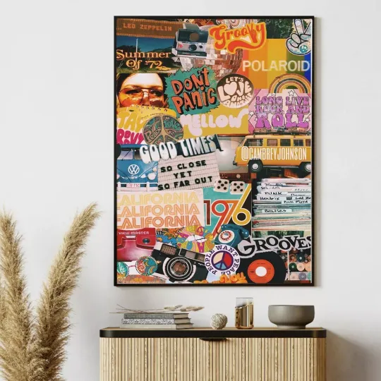 Discover Abstract Art - Corporate Hippie Vibe VI Poster No Frame