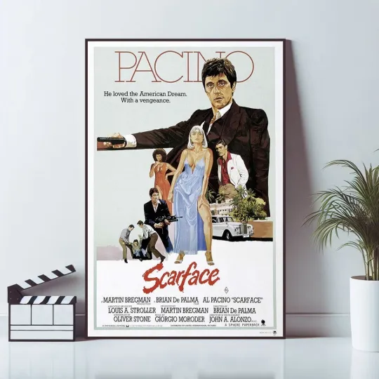 Discover 1983 Scarface Movie  Poster No Frame, Movie  Poster