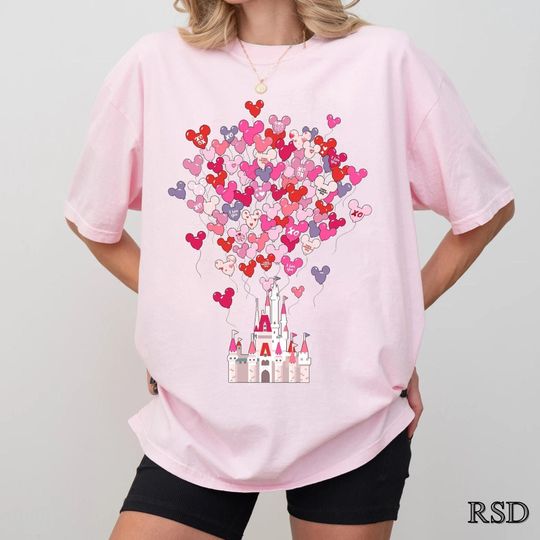 Discover Cute Mickeyy And Minniee Balloon Tea Cup Shirt