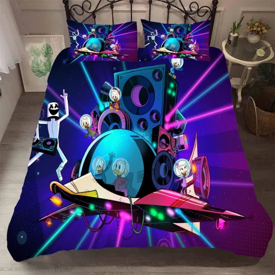 Discover 3D Donald Duckk Anime Quilt Cover Set Bedding Sets