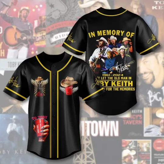 Discover Toby Keith Thank You Baseball Jersey Shirt