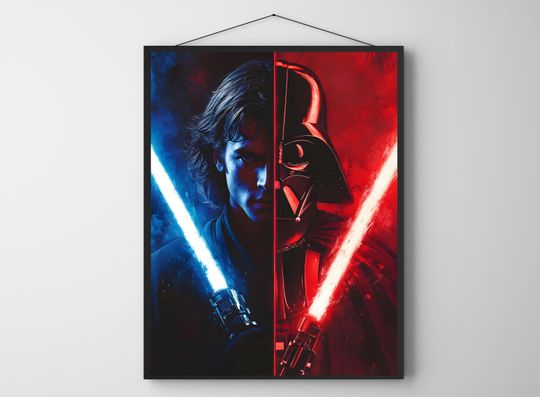 Discover Anakin to Vader | Starr Warss Sith Inspired Poster | Revenge of the Sith 20th Anniversary