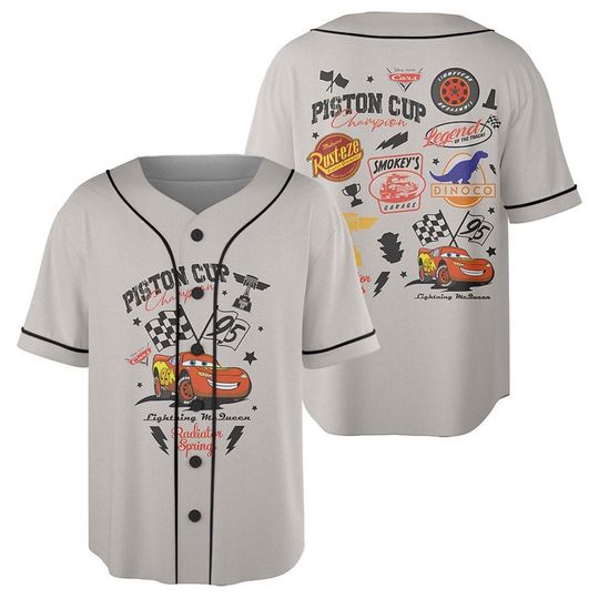 Discover Vintage Disneyy carss Jersey, Cozy Cone Map Of Radiator Springs Jersey