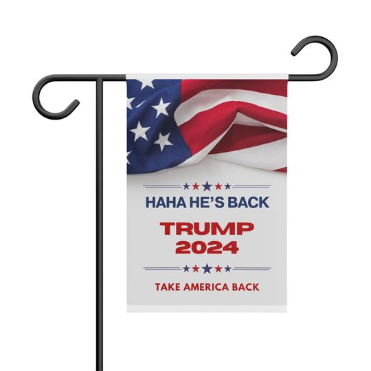 Discover Trump MAGA House Garden Mailbox Banner