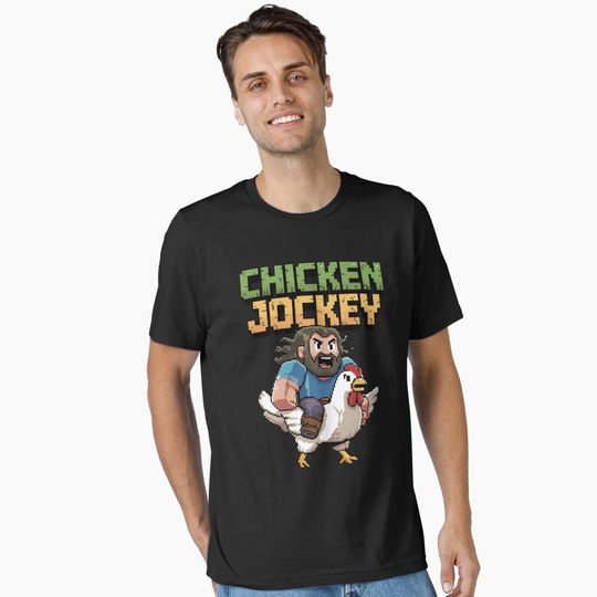 Discover Chicken Funny Riding A Chicken T-Shirt