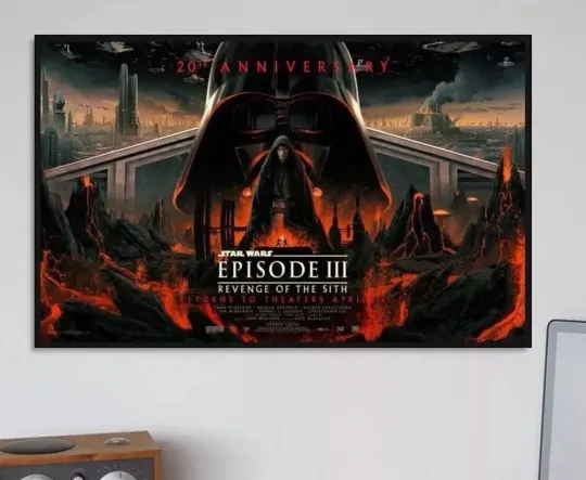 Discover NEW!!! Starr Warss Revenge Of The Sith Poster 20th Anniversary Episode III Poster