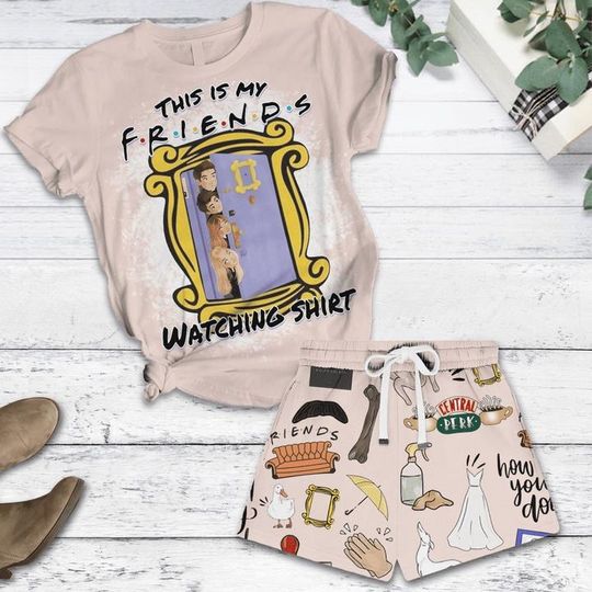Discover This Is My Friends Watching Shirt, Friends T-Shirt And Shorts